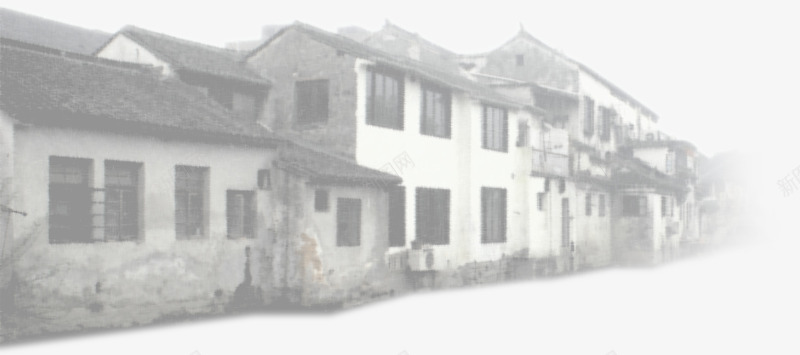 中国风灰色房屋建筑png免抠素材_新图网 https://ixintu.com 国风 建筑 房屋 灰色