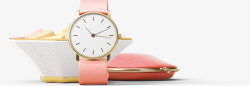 女式手表粉色女式手表腕表高清图片