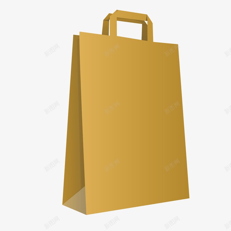 棕色纸袋手提袋购物袋png免抠素材_新图网 https://ixintu.com 手提袋 棕色 纸袋 购物袋