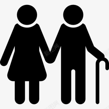 老夫妇图标图标