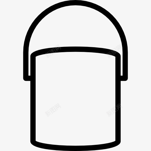 容器的轮廓画图标png_新图网 https://ixintu.com 做它自己 容器 工具 工具和器具 油漆 轮廓