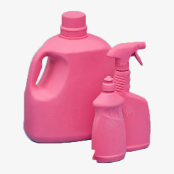 粉色油漆桶卡通粉色油漆桶高清图片
