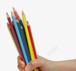 儿童培训班海报设计手拿铅笔高清图片