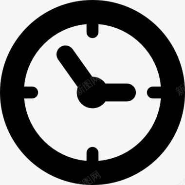圆形时钟工具图标图标