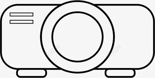 手绘的投影仪图标png_新图网 https://ixintu.com 手绘投影仪 投影仪 电器 矢量投影仪 科技 线描