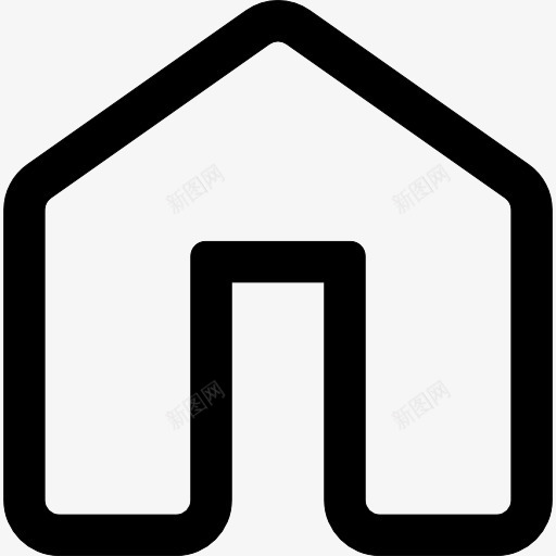 家里的房子了图标png_新图网 https://ixintu.com 住宅 建筑 房屋 界面 轮廓 通用接口