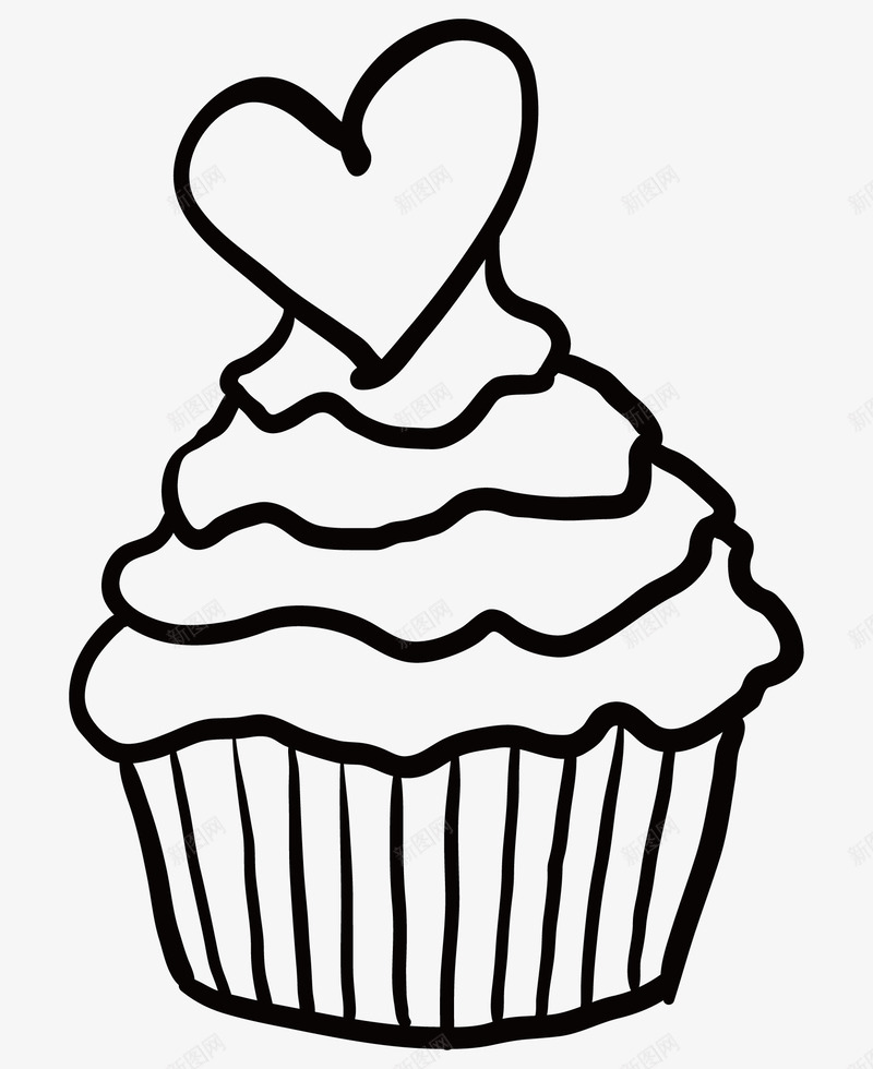 情人节小甜品png免抠素材_新图网 https://ixintu.com 情人节 手绘 插图 气球 甜品 甜点 聚会 蛋糕 蛋糕简笔画