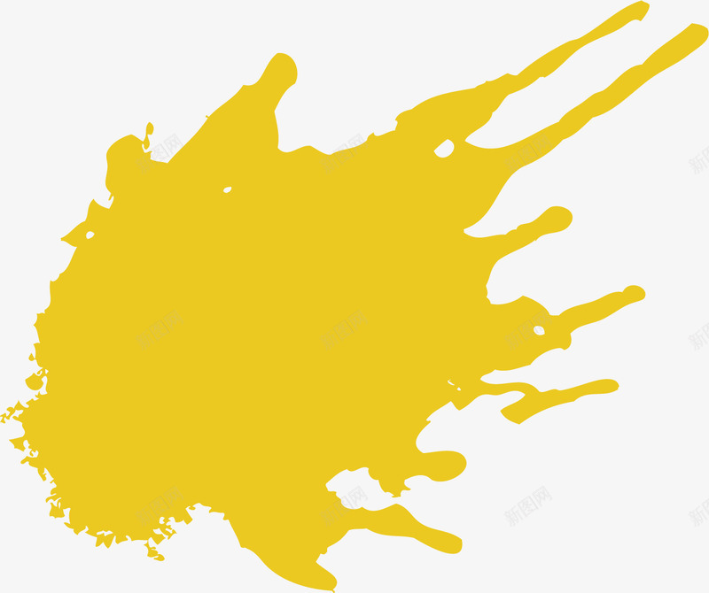 黄色墨水喷画png免抠素材_新图网 https://ixintu.com 喷画 喷画素材 墨水 矢量喷画 矢量喷画素材 透明喷画 黄色 黄色素材