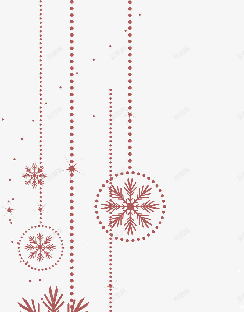 冬日褐色雪花圣诞球png免抠素材_新图网 https://ixintu.com 冬天 冬日 圣诞快乐 圣诞球 彩球 节日挂饰 装饰图案 雪花图案