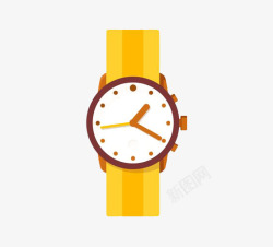 黄色手表素材