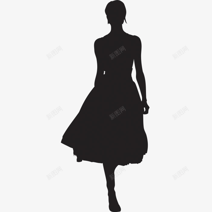 时尚女性剪影图标png_新图网 https://ixintu.com 图标 女性剪影 插画 时尚 时尚女性 时尚女性剪影