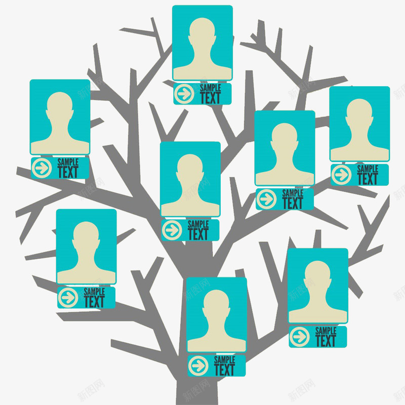 创意家族树成员图标png_新图网 https://ixintu.com 人物 家庭 家庭树 家庭结构 家族 家族树 家族谱 家谱 组织结构树