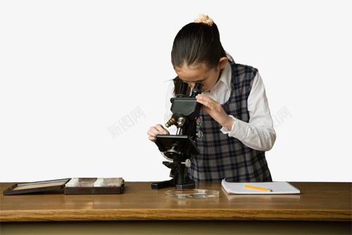 做实验的人png免抠素材_新图网 https://ixintu.com 做实验的女孩 做实验的女生 看显微镜的女孩