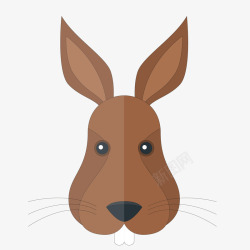 卡通可爱的小兔子头像素材