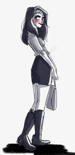 可爱女模特街拍女生高清图片