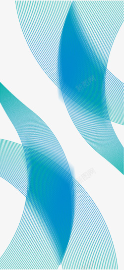 高科技线条装饰科技蓝色线条装饰图案高清图片