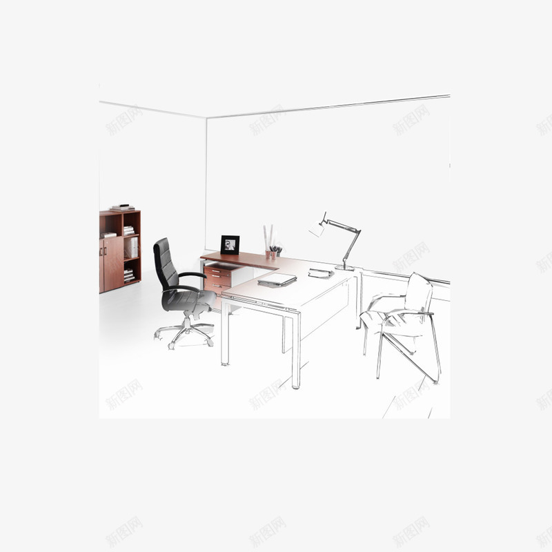 手绘工作室png免抠素材_新图网 https://ixintu.com 办公 工作室 手绘 手绘办公室 设计 设计工作室 设计房间