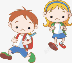 学生卡通素材