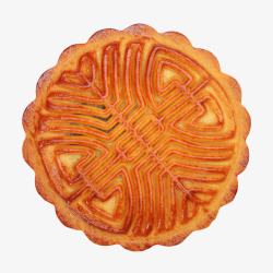 清新圆形的中秋季月饼素材