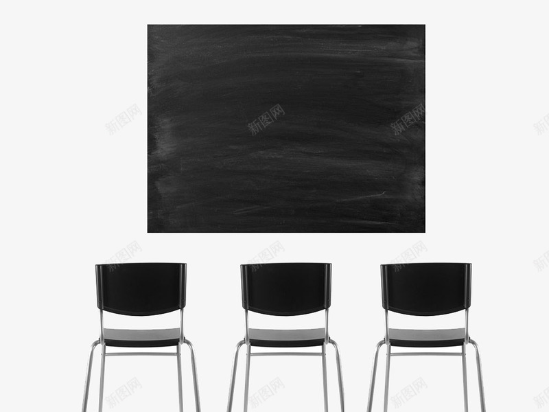 教室插画png免抠素材_新图网 https://ixintu.com 教室设计插画 教育模型设计 椅子 黑板