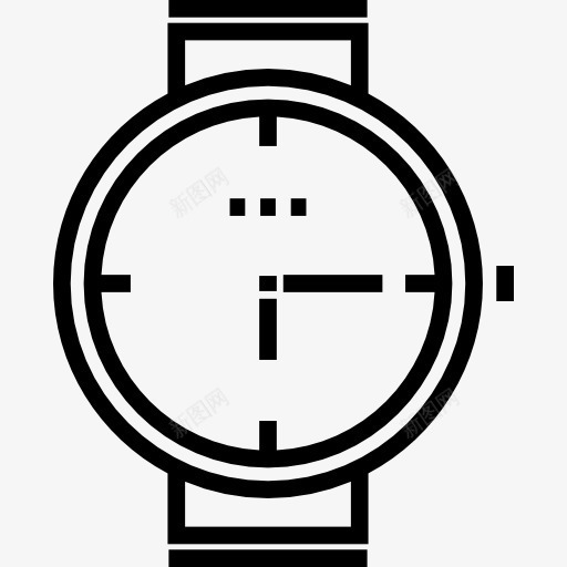 看图标png_新图网 https://ixintu.com 典雅 手表 技术 日期 时尚 时间 时间和日期