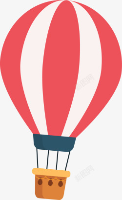 花纹球创意条纹热气球图高清图片