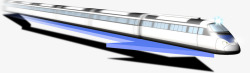 轻轨列车科技感飞驰的地铁高清图片