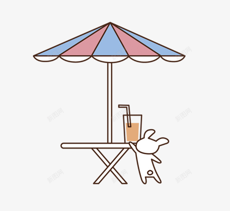 小雨伞png免抠素材_新图网 https://ixintu.com 沙滩遮阳伞
