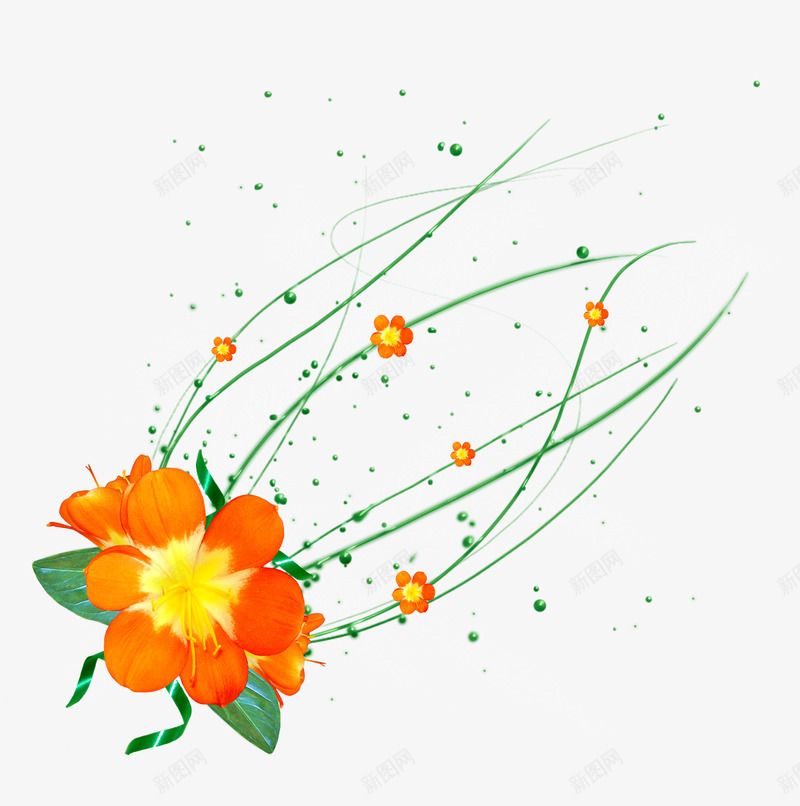 花束卡通鲜花png免抠素材_新图网 https://ixintu.com 卡通鲜花图片 唯美花卉图片 庆典花卉 抽象花朵 抽象花朵图片 花卉 鲜花图案