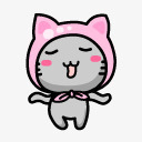 可爱小猫表情图标png_新图网 https://ixintu.com 可爱小猫表情图标下载