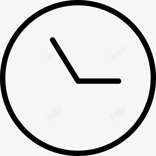 大时钟图标png_新图网 https://ixintu.com 圆形时钟 手表 挂钟 时间 计时器