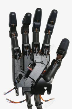 机械手手臂黑色机器人高清图片