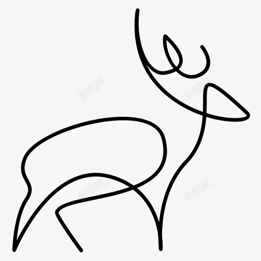 动物鹿森林野生一行png免抠素材_新图网 https://ixintu.com Animal deer forest wild 动物 森林 野生 鹿