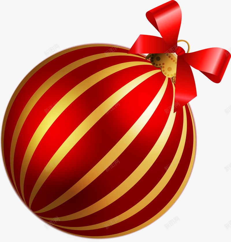 金色线条彩球png免抠素材_新图网 https://ixintu.com 冬天 冬季 圣诞快乐 圣诞挂件 圣诞节 新年快乐 金色彩球