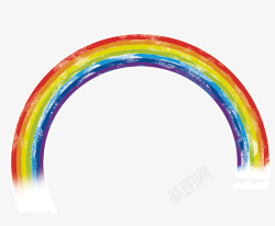 不规则弧形不规则图形弧形彩虹高清图片