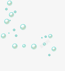 绿色泡沫气泡素材
