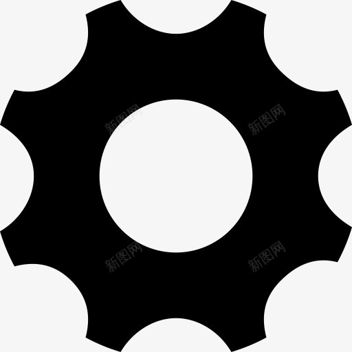 齿轮entypo图标png_新图网 https://ixintu.com Cogwheel 齿轮