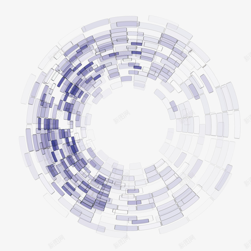 科技环形png免抠素材_新图网 https://ixintu.com 圆环 渐变 环形 科技