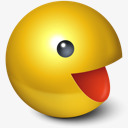 可爱的游戏笑脸黄色的我喜欢按图标png_新图网 https://ixintu.com Cute games pacman smiley yellow 可爱的 游戏 的 笑脸 黄色