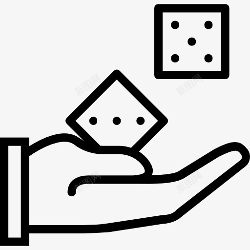 骰子图标png_新图网 https://ixintu.com 娱乐 赌博 赌场 赌运气 骰子 骰子游戏