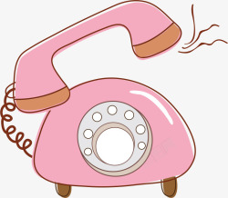 粉色电话机粉色电话高清图片