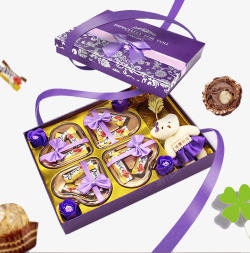 德芙情人节巧克力盒子高清图片