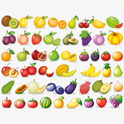 水果大合集水果大合集矢量图高清图片