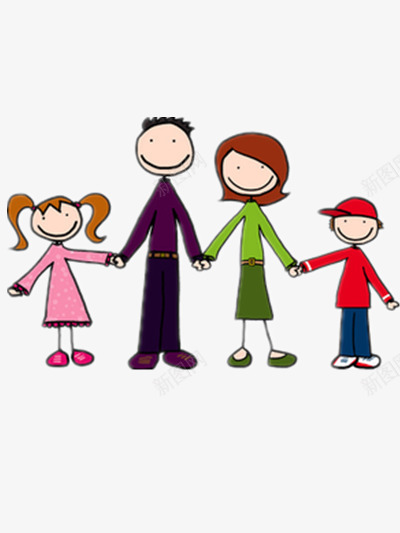 幸福一家人png免抠素材_新图网 https://ixintu.com 卡通人偶 家人图片 家庭 幸福 幸福图片