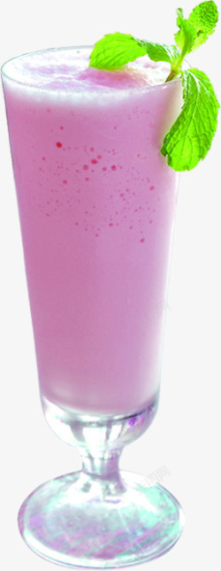 紫色泡沫果汁饮品素材