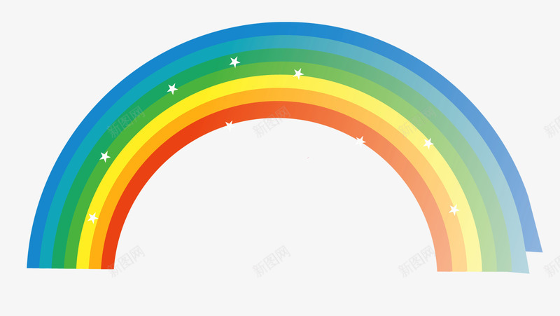 唯美手绘彩虹png免抠素材_新图网 https://ixintu.com 唯美 彩虹 手绘