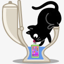 可爱卡通小猫图标png_新图网 https://ixintu.com 可爱卡通小猫图标下载