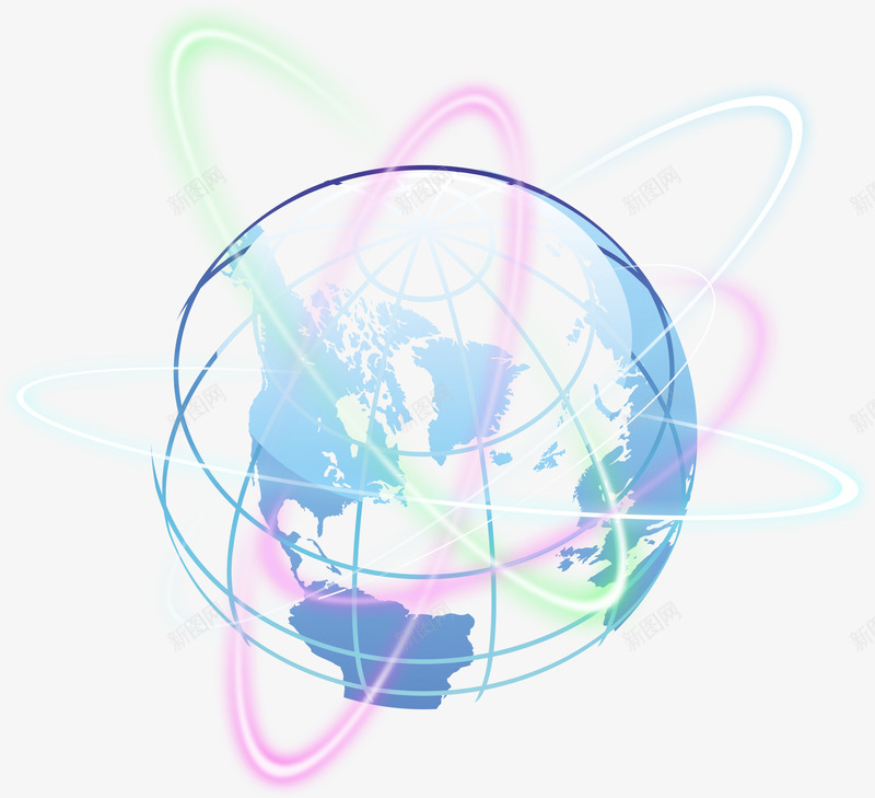 商务圆形环绕科技代码png免抠素材_新图网 https://ixintu.com 圆形 地球 地球投影 画册图案 科技 科技代码 简洁 蓝色 装饰图案
