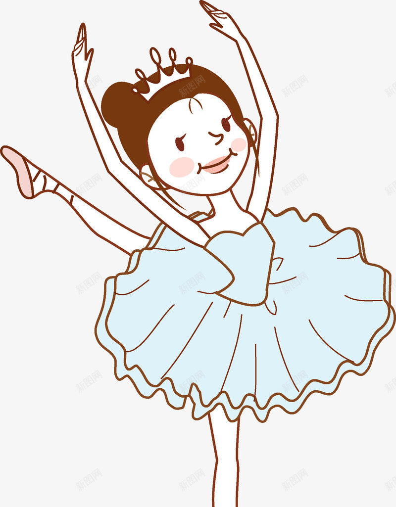 卡通水彩跳舞的女士png免抠素材_新图网 https://ixintu.com 卡通手绘 女孩 女生 孩子 水彩 舞者 芭蕾舞 跳舞