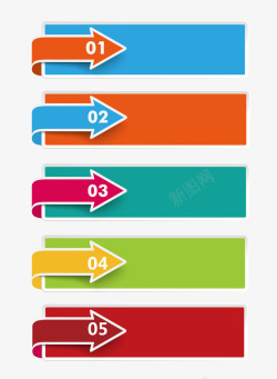菜谱标头素材彩色分类栏目高清图片